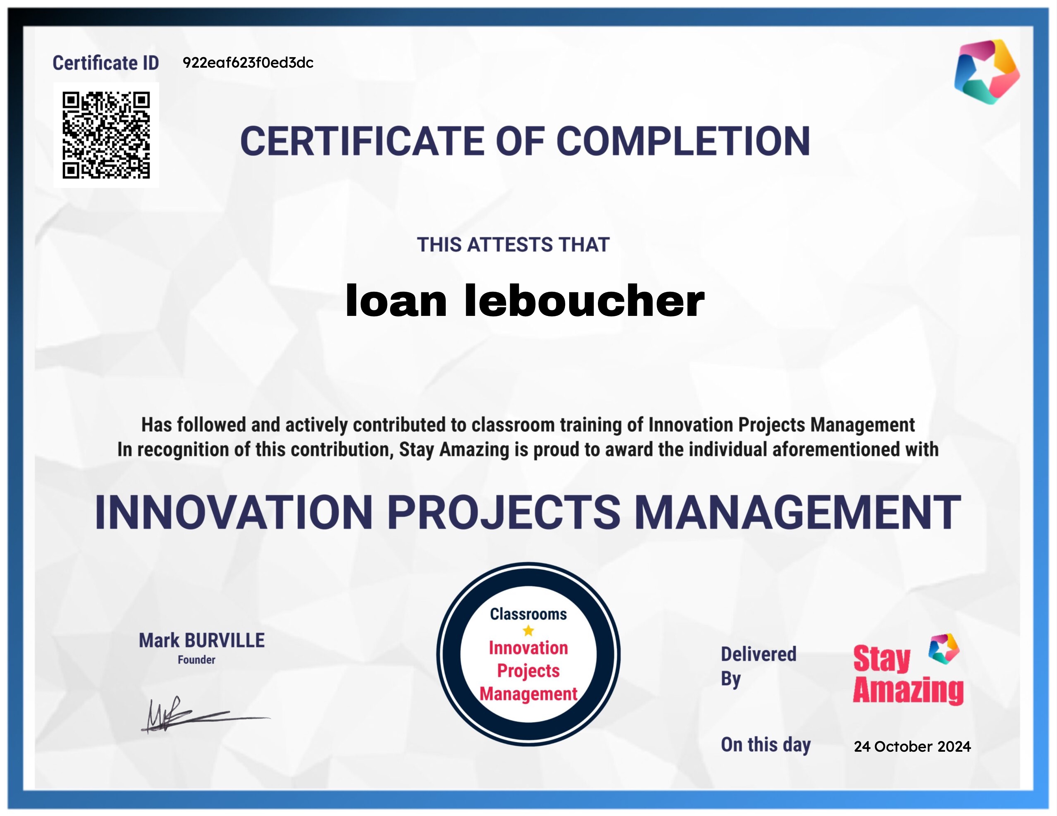 Innovation Projects Management - 2023-24